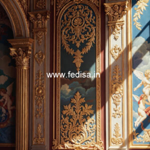 Neoclassical Wall Decor Room Roof Pop Design No-4613