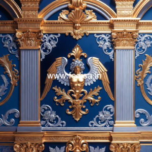 Colonial Wall Decor Duplex Hall Pop Design No-4646