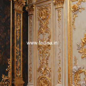 Stone Wall Cladding Pop Design Pooja Room No-4660