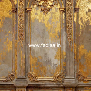 Marble Wall Design Pop Up Ceiling Design No-4694