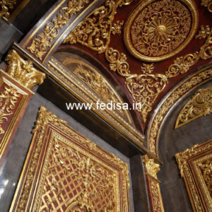 Wall Paneling Classic Style Roof Down Ceiling Design No-4731