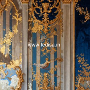 Textured Wall Finish Balcony Pop Ceiling Design No-4771