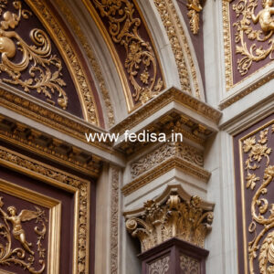 Carved Wall Panels Pop Ceiling Design Catalog Bedroom No-4783