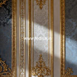 Traditional Wall Design V Board Ceiling Design No-4790