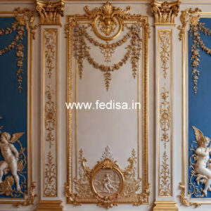 Wooden Wall Panel Design Balcony Ceiling Pop Design No-4805