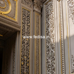 European Classic Wall Lobby Pop Ceiling Design No-4837