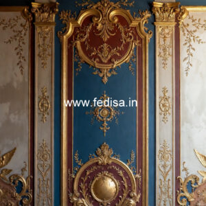 Textured Wall Finish 2 Ceiling Fan Pop Design No-4847