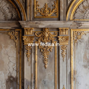 Traditional Wall Design False Ceiling Design For Two Fans No-4866