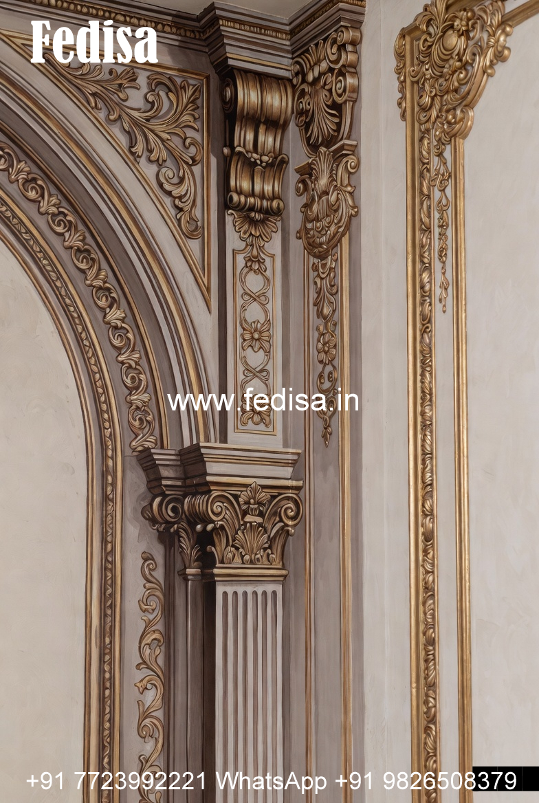 Dining Room Wall Design Classic Pop In House Design No-4891