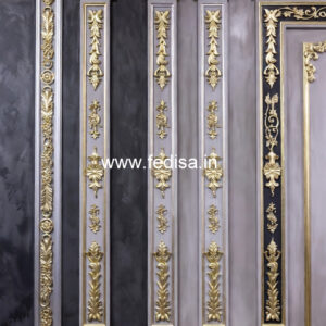 Baroque Wall Design Interior Without False Ceiling No-4916