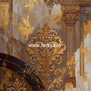 Wooden Wall Panel Design False Ceiling For Rectangular Hall No-4957