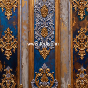 Marble Wall Design Pop Of Color Interior Design No-4960