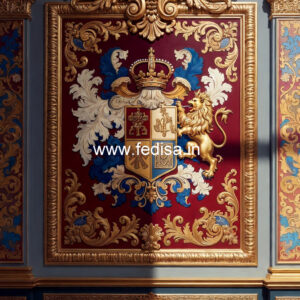 Antique Wall Design Heavy False Ceiling Design No-4994