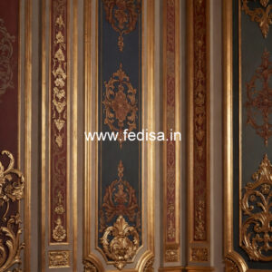 Wallpaper Classic Design Small Hall False Ceiling Design No-5001