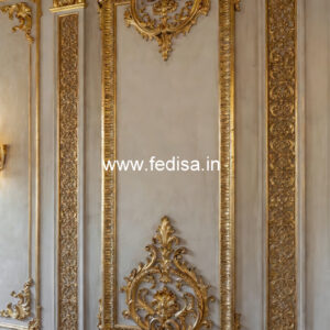 Ceiling To Wall Molding Single Fan False Ceiling Design No-5052