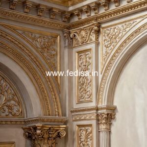 Classic Wall Design False Ceiling Design For Long Hall No-5055