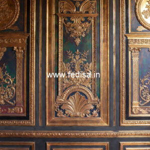 Classic Interior Walls False Ceiling Design For Rectangular Hall No-5060