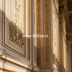 Feature Wall Classic Style Sober False Ceiling Design No-5084