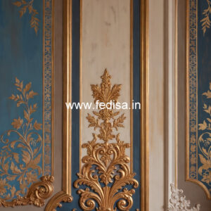 Baroque Wall Design Simple Square Pop Design No-5106