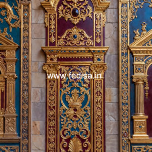 Wall Paneling Classic Style Dining Hall Pop Ceiling Design No-5149