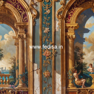 Carved Wall Panels Unique Pop Design For Bedroom No-5163