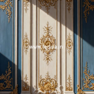 Ceiling To Wall Molding Pop Design For Hall Double Fan No-5166