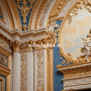 Decorative Wall Design Putty Design For Roof No-5175