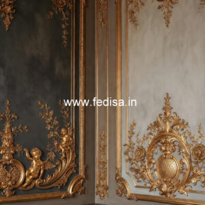 Wall Cornice Design Simple Pop Design For Guest Room No-5203