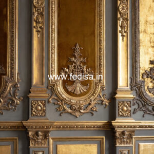 Classic Wall Design False Ceiling Drawing Room Design No-5207