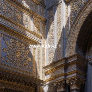 Elegant Wall Decor Square Hall Ceiling Design No-5247