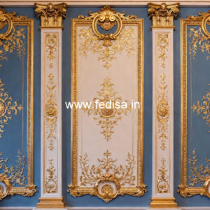 Ceiling To Wall Molding Simple Pop Flower Design No-5280