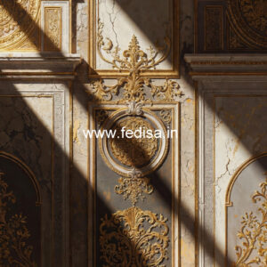 Textured Wall Finish Led Tv Wall Pop Design No-5303