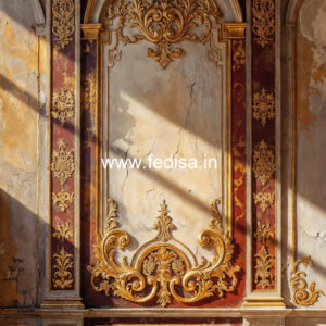 Wallpaper Classic Design Pop Ceiling Design Minus Plus No-5305