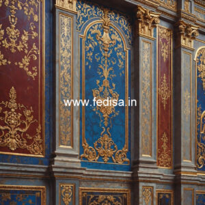 Luxury Wall Design Tv Showcase Pop Design No-5325