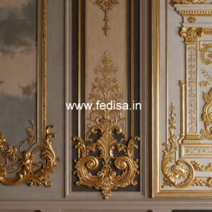 Vintage Wall Design Wooden Pop False Ceiling No-5362