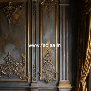 Victorian Wall Design Pop Pvc Ceiling Design No-5367
