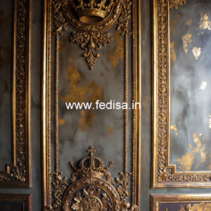 Neoclassical Wall Decor Simple Cement Ceiling Design No-5373
