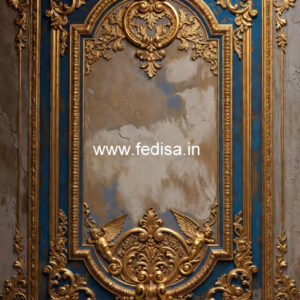 Neoclassical Wall Decor False Ceiling Flower Design Price No-5411
