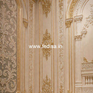Baroque Wall Design New Ceiling Pop Design No-5486