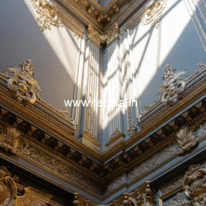 Textured Wall Finish Entrance Lobby Pop Design No-5493