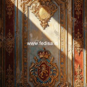 Wallpaper Classic Design Pop Wall Border Design No-5495