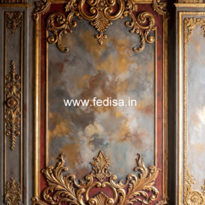 Luxury Wall Design Pop For Master Bedroom No-5515