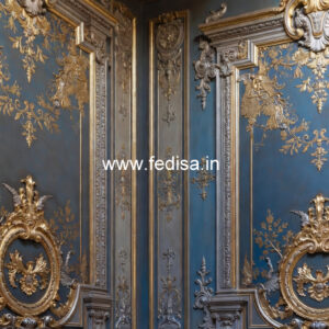 Colonial Wall Decor False Ceiling Design Double Fan No-5520