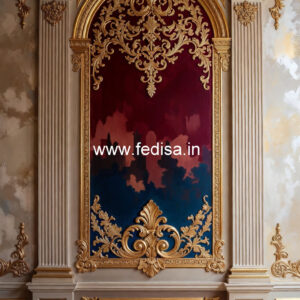 Plaster Wall Design Pop Square Design For Hall No-5532