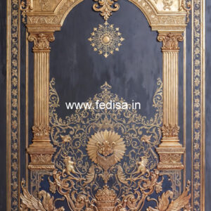 Classic Living Room Wall Design Roof Pop Latest Design No-5611