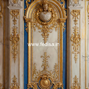 Feature Wall Classic Style Hall Ke Liye Pop Design No-5654