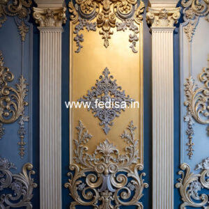 Wall Molding Ideas Hall Wall Pop Design No-5655