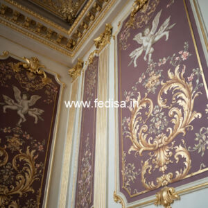Decorative Wall Design False Ceiling Design For Large Hall No-5669