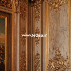 Carved Wall Panels False Ceiling For Small Hall No-5695