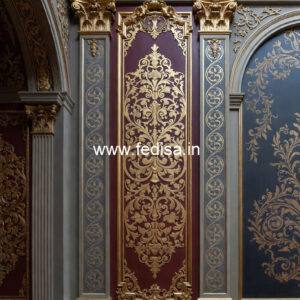Marble Wall Design Roof Pop Ceiling Design No-5720